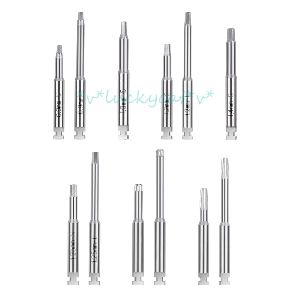 new 12pcs/set 2.35mm Dental Medical Implant Screw Driver for Contra Angle Low Speed Handpiece  Dentistry Tools Kit Dentist