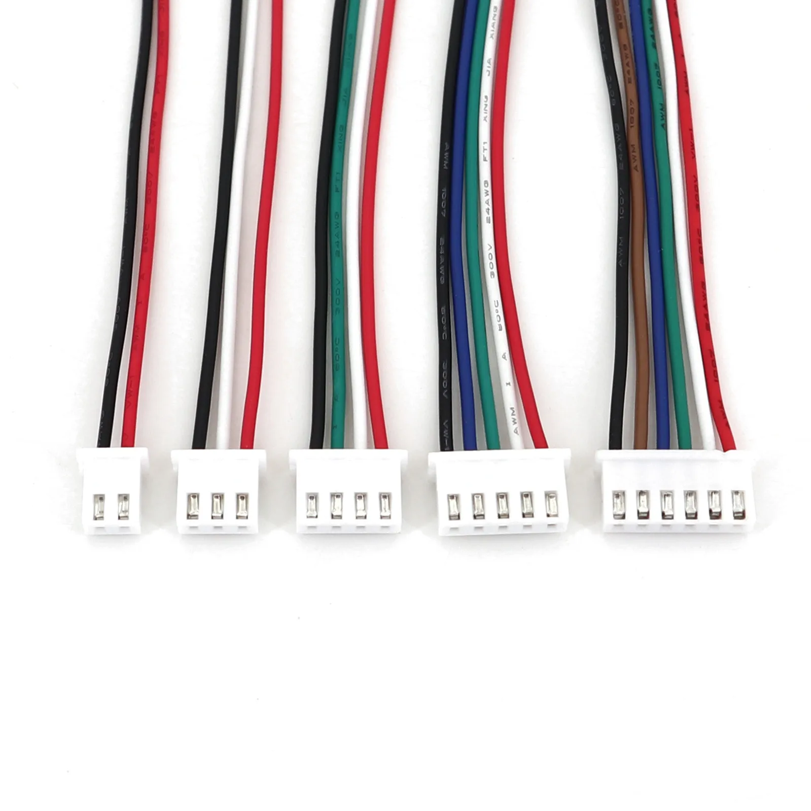 50Sets XH2.54 Pitch 2.54mm 2/3/4/5/6/7/8/10 Pin Single-Head 15cm Electronic Wire to Board Connector