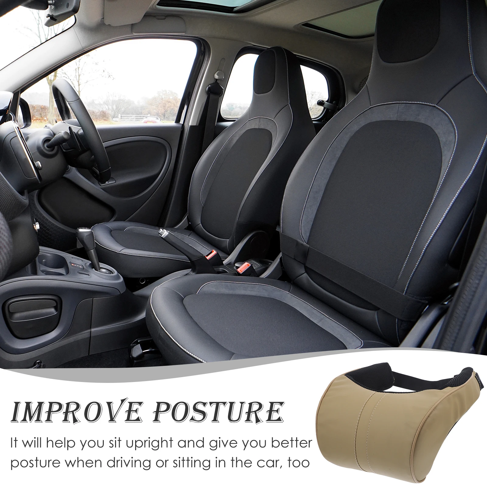 

U shape Car Headrest Pillow High Quality Neck Support Cushion for All Vehicles Durability Comfortable Experience