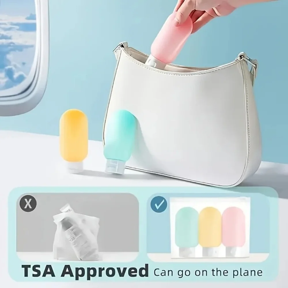 3/4 pçs garrafa recarregável 60ml recipiente de loção macia tubo de apertar garrafa vazia portátil viagem shampoo garrafa recipientes cosméticos