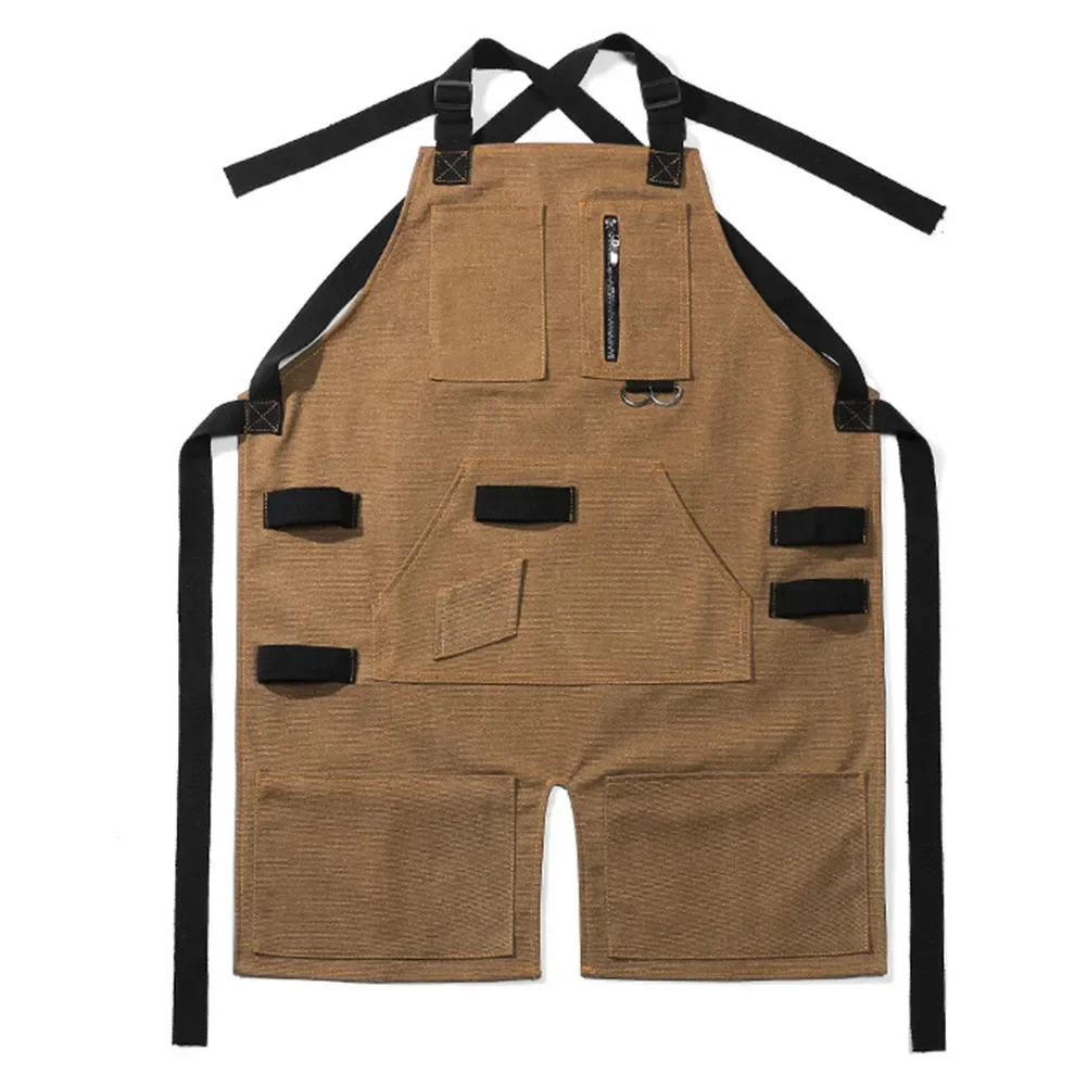 

Butchers Keys Conformal Fit Cooking Multifunctional Apron Canvas Apron Protection Specifications Workshop Camping
