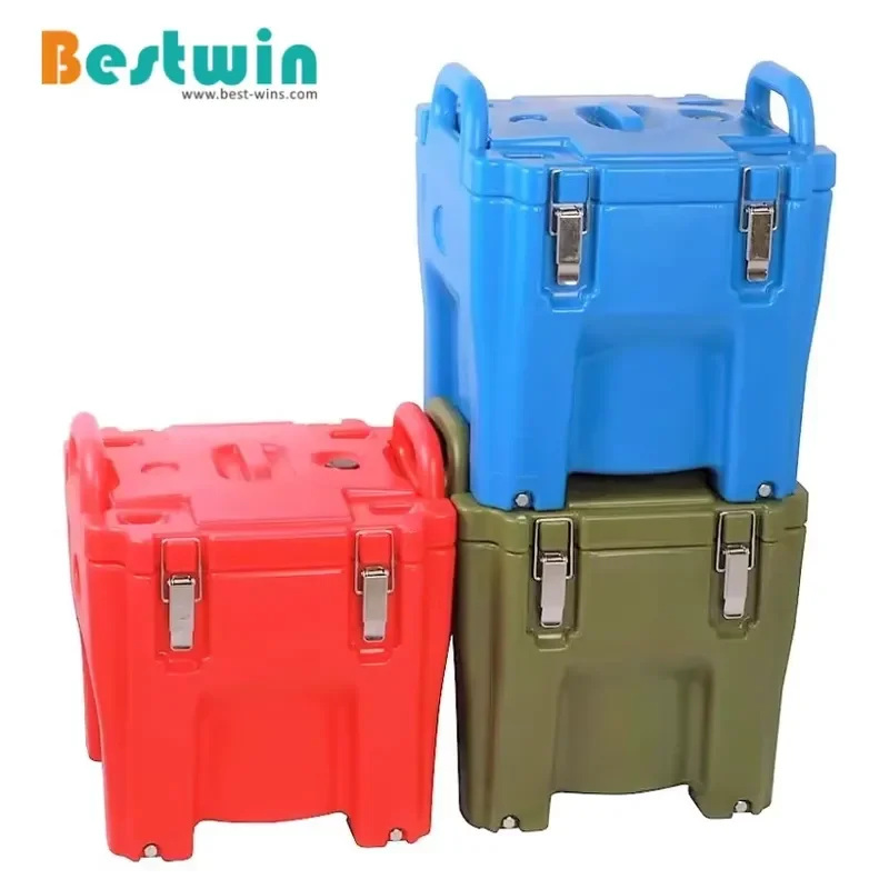 50 Liter Stackable Catering Hot Box 13Gal Insulated Food Carrier Top Load LLDPE Food Warmer