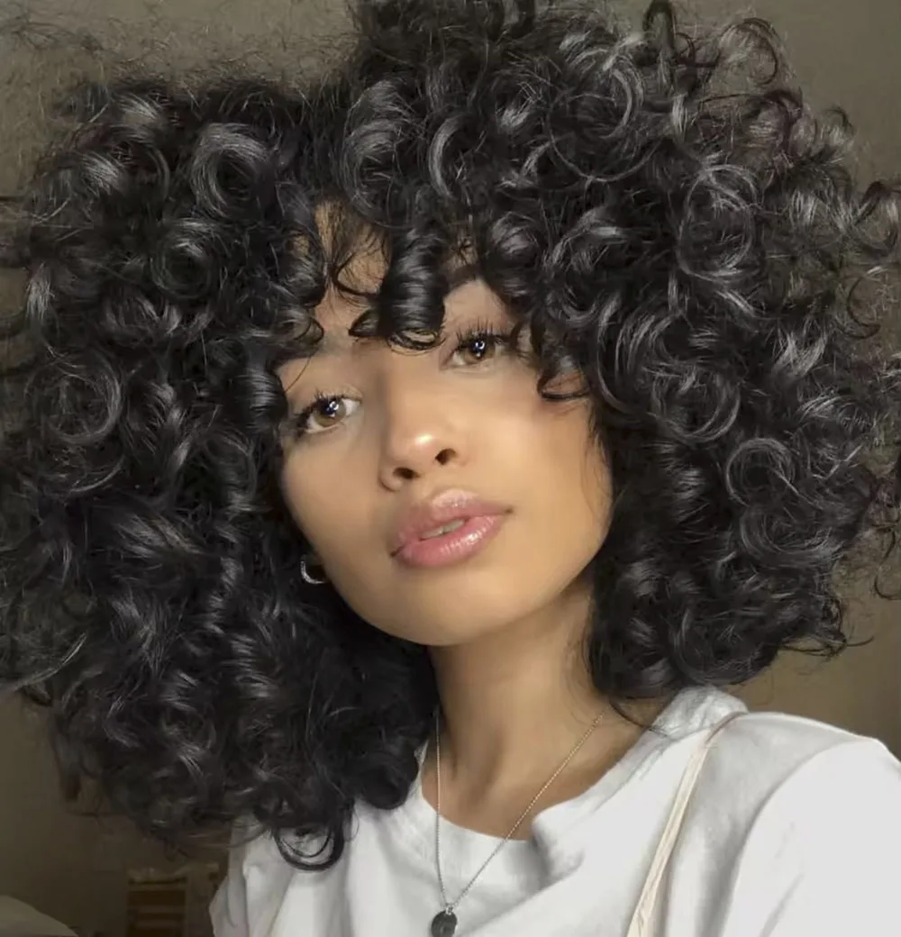 Bouncy Curly Hair W… - image