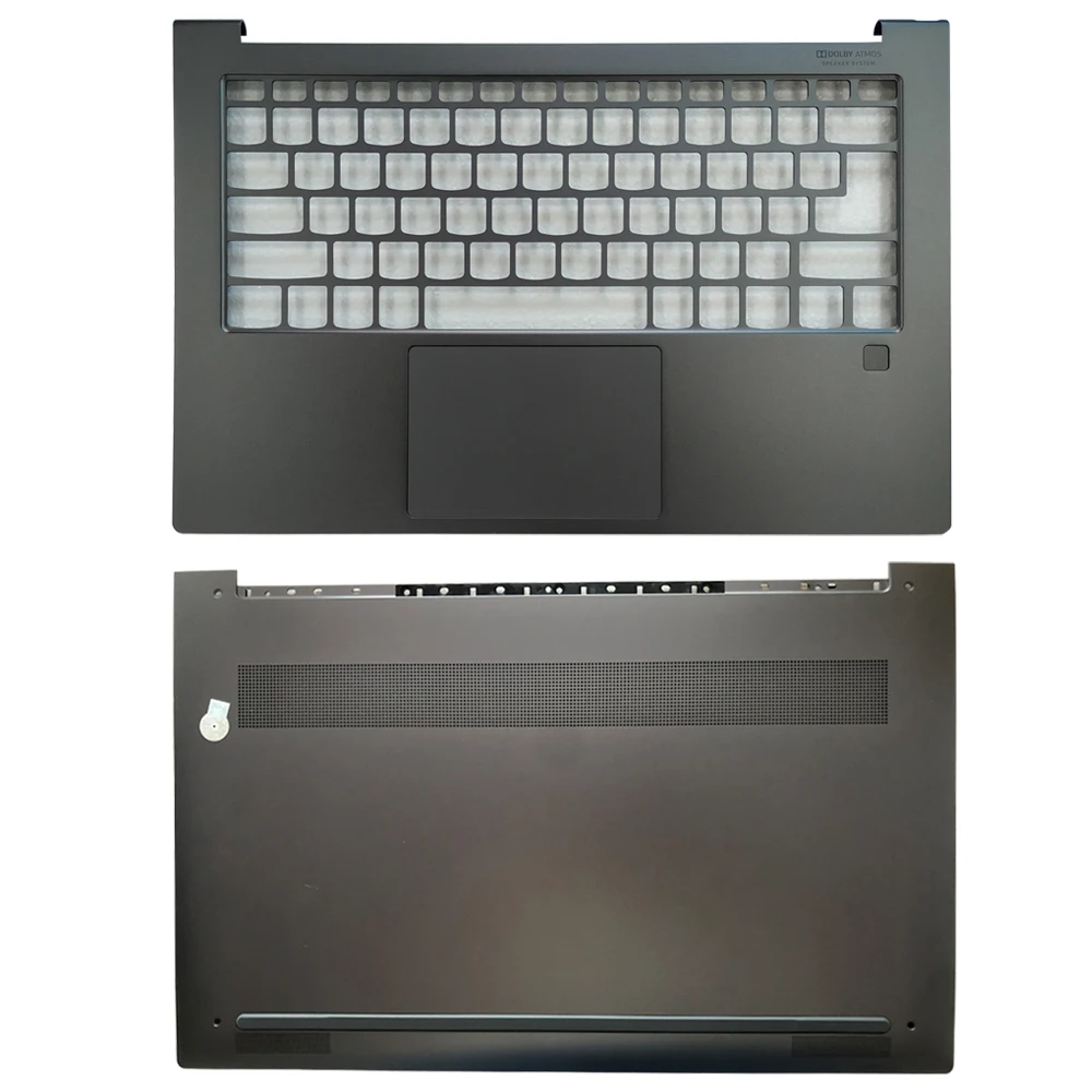 

NEW FOr Lenovo yoga C940 C940-14 palmrest upper cover with touchpad With fingerprint hole//Laptop Bottom Base Case Cover