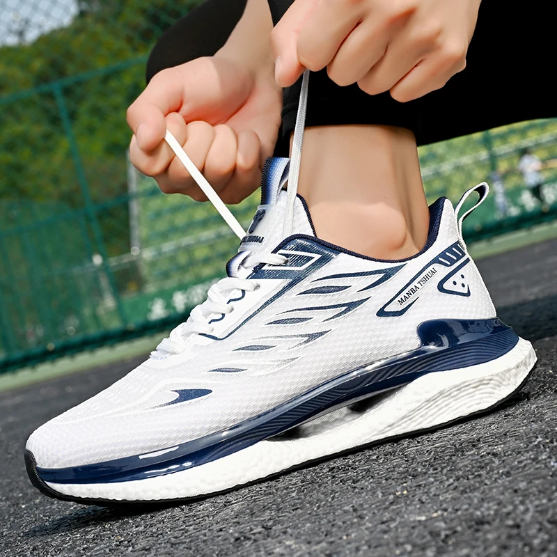 

Men's Shoes Breathable All-match Mesh Shoes Casual Sports Trendy Shoes Men's All-match Wear-resistant Running Shoes for Men