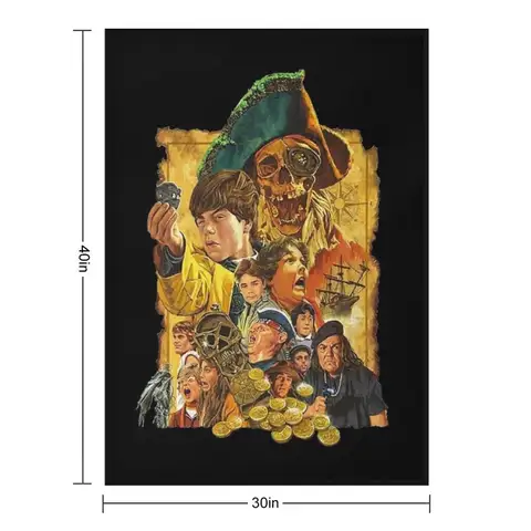 दुर्लभ!! सर्दियों की सजावट के लिए द गूनीज़ आर्टवर्क पोस्टर थ्रो ब्लैंकेट, लक्ज़री ब्रांड नैप ब्लैंकेट 8 best sales सर्दियों का कंबल - №1