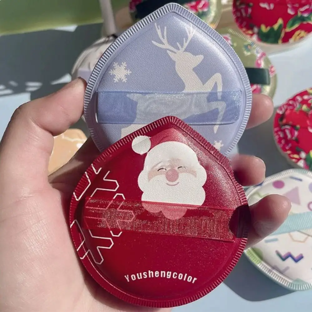 Puder w płatkach do stosowania na sucho i na mokro, poduszka powietrzna, dwufunkcyjny, lekki, grubość 4 mm, miękki korektor do makijażu, przenośny, elastyczny, kosmetyk typu marshmallow.