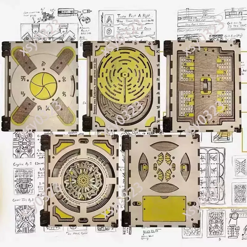 10 Level High Difficulty 3D Puzzle Box Hell Grade Mechanism Decryption Brain Teaser