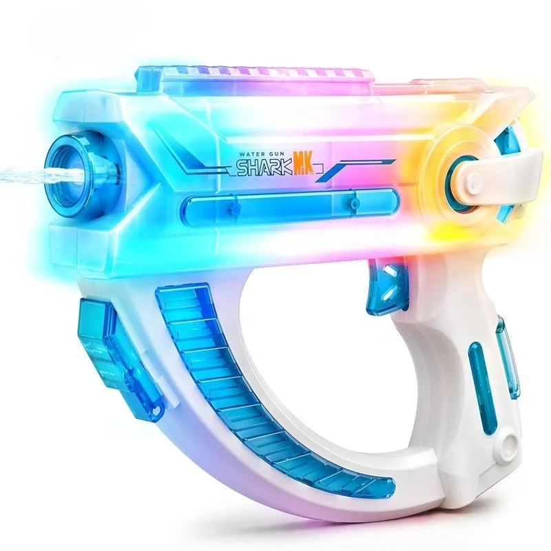 Pistolets à eau électriques Rainbow Pineapple pour enfants, tir continu, lanceurs d'eau automatiques, jouets aquatiques d'été pour enfants