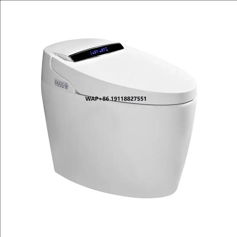 

Auto Sensor Siphonic Flush Electronic Bidet Toilet High Efficiency Remote Control Smart Bathroom Toilet