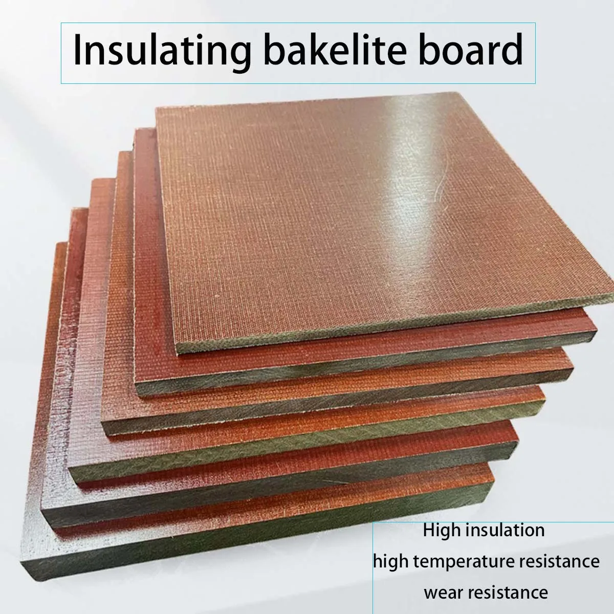 3025 Phenolic Fabric Laminated Board, Cloth Bakelite Textolite Sheet, Wearproof Insulation Panel Custom Cutting