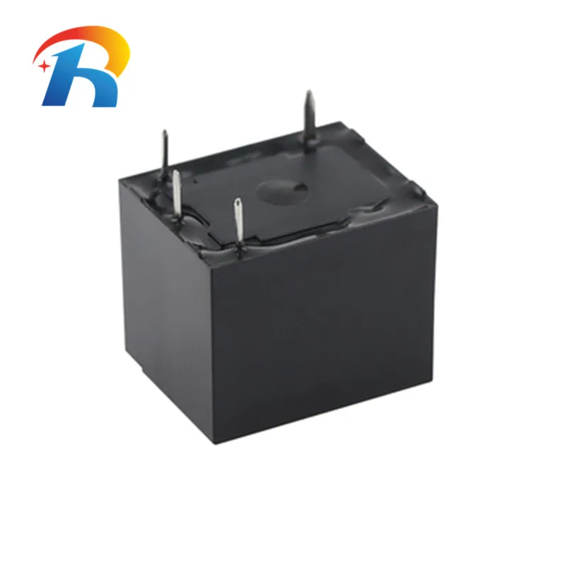 Free Shipping 100Pcs Power Relay HF3FF 5V 12V 24V -1HST HF3FF-005-1HST HF3FF-012-1HST HF3FF-024-1HST 4Pin 10A 250VAC relay