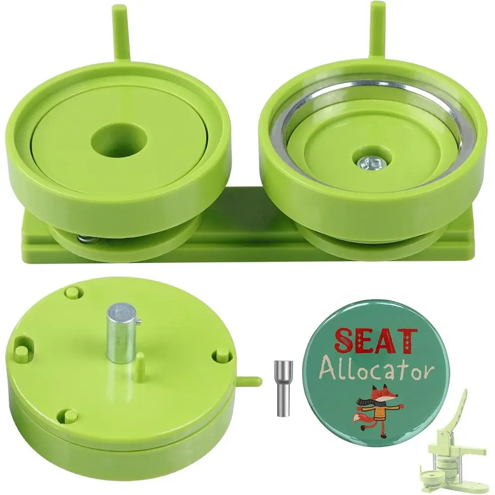 

Button Maker Mold 3 inch/75mm, Interchangeable Die Mold Button Maker Mould Suitable or Slide Rail Badge Maker hine Pin Prhine