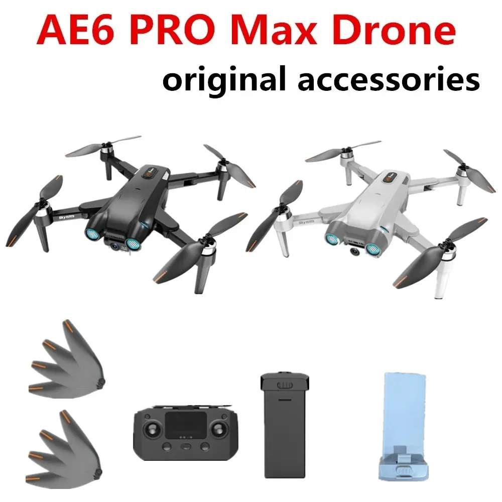 

AE6 PRO Max Drone Original Accessories 7.4V 1550mAh Battery Propeller Maple Leaf Spare Parts For AE6 PRO Drone AE6 Drones Parts