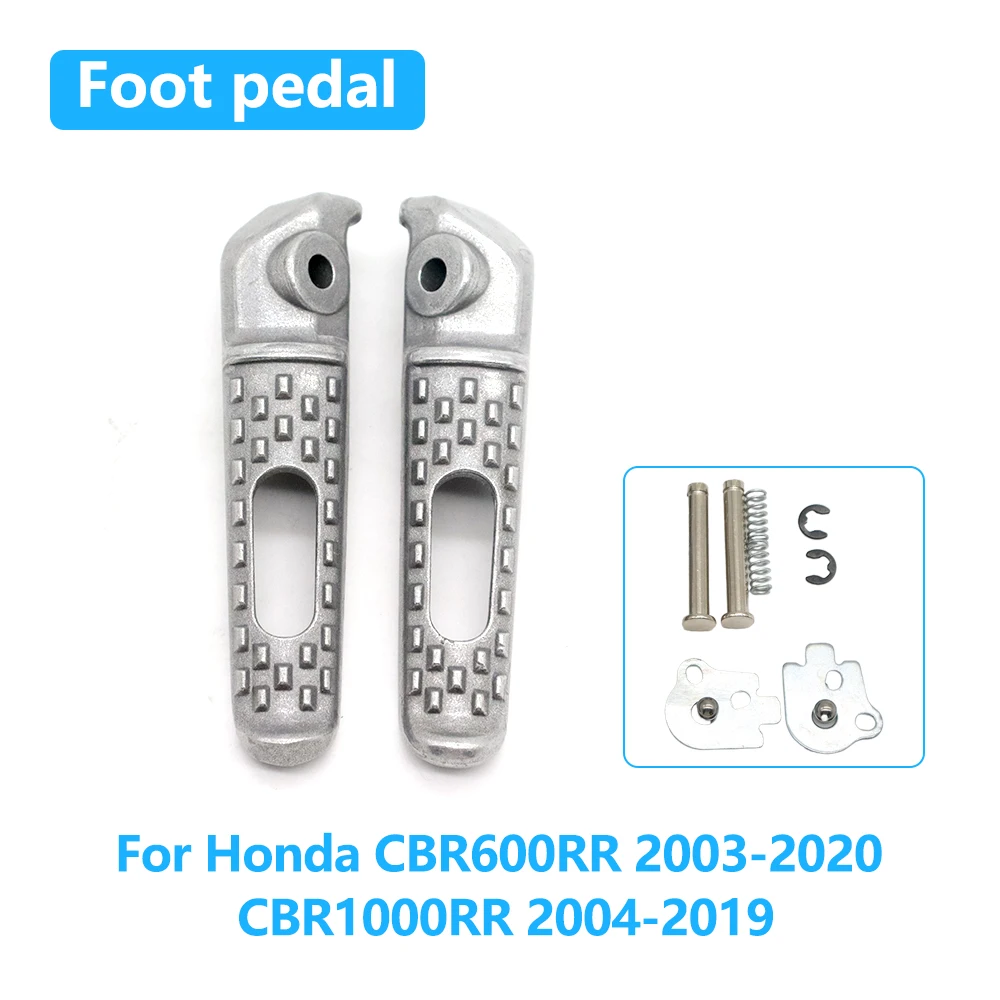 

For Honda CBR600RR 2003-2020 CBR1000RR 2004-2019 CBR 600RR 1000RR Motorcycle Accessories Front Footrests Foot Pedals