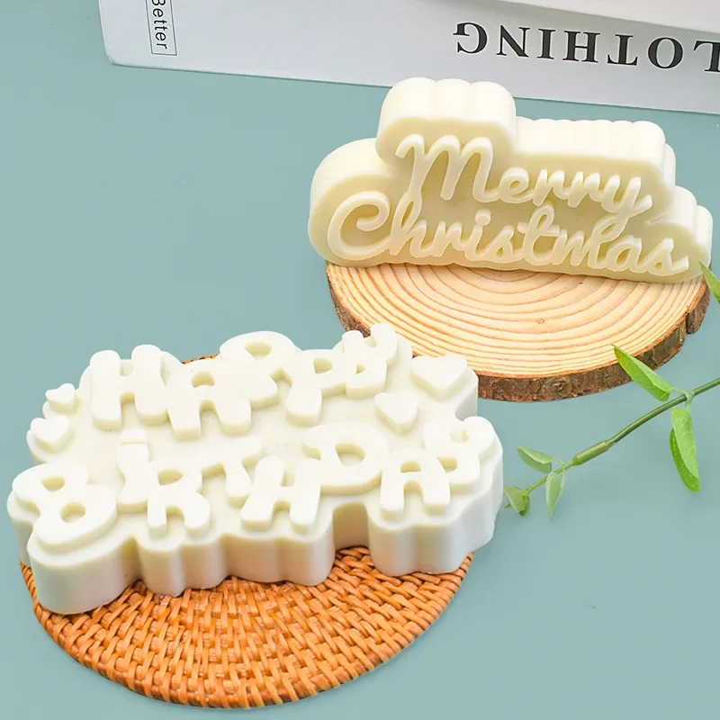 Silikonformen für Geburtstagsgeschenke und Weihnachten, DIY Weihnachts-Aromatherapie-Kerzen und Gips-Bastelformen, Festliche Dekorationsgeschenke