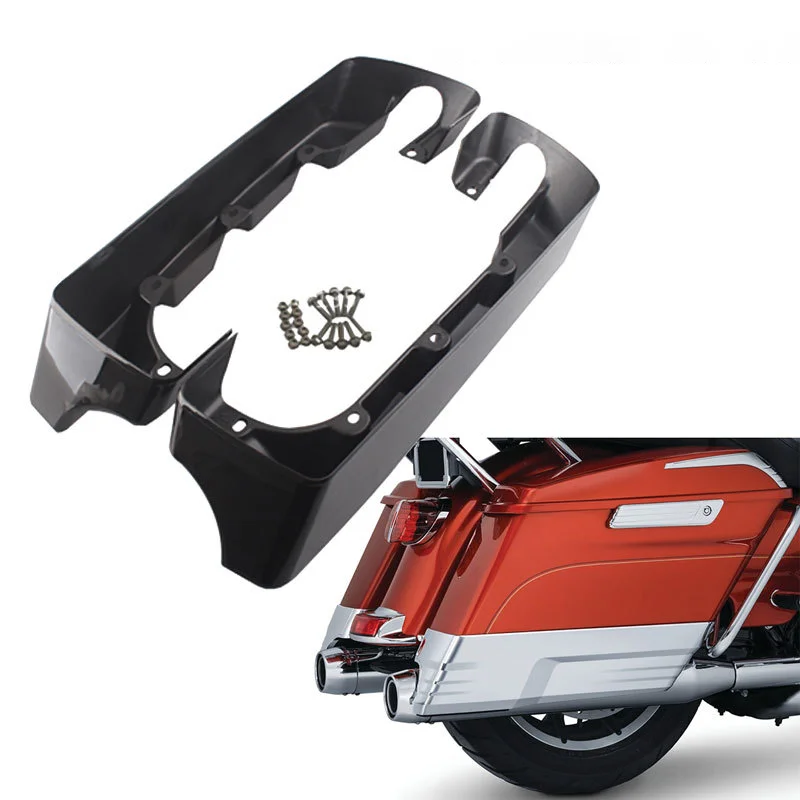 Motorcycle Side Box Lower Cover For Harley Road King Street Glide 96-23 Upgrade Accessories