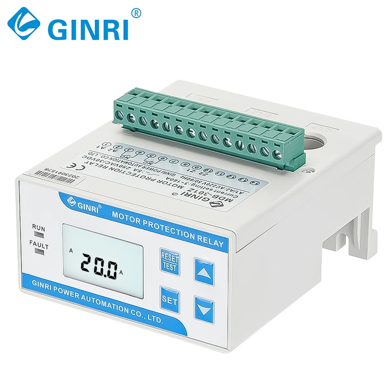 Ginri MDB-301Z  Integrate AC220V,AC380V Intelligent Phase Failure Overload   Motor Protection Relays