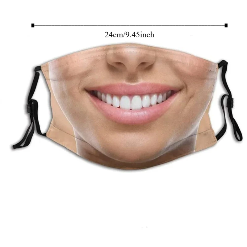 

Facial Expression 3D Three-dimensional Mask Personality Breathable Funny Printed Mask Creative Printed Party Cosplay Mask Men