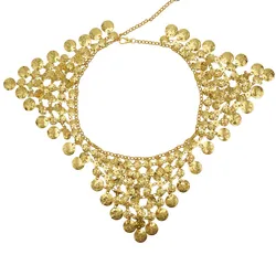 Bohemian Metal Alloy Butterfly Carved Flower Bell Tassel Dance Waist Chain Ethnic Style Woman Beach Sexy Body Chain Jewelry