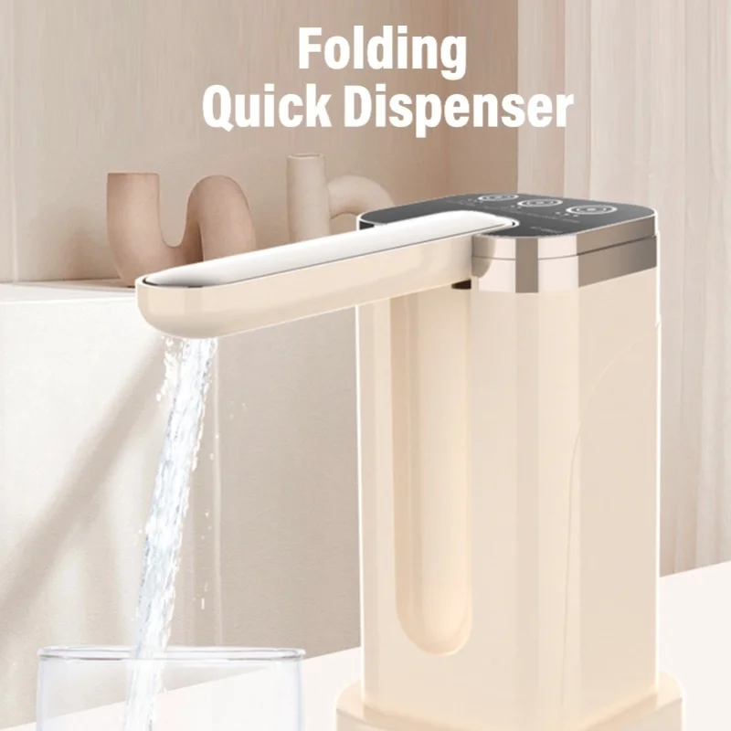 Automatic Water Dispenser For 5 Gallon Bottle 3 Modes Foldable Portable Electric Drinking Water Pump For Home Camping Travel