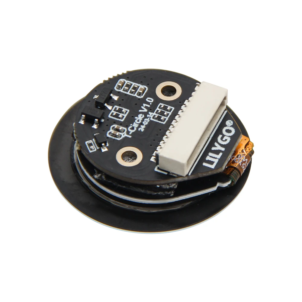 LILYGO (LILYGO) ®   T-Circle / T-Circle-S3 ESP32-S3 IoT Okrągły moduł TFT LCD 0,75-calowy wyświetlacz dotykowy Wi-Fi i Bluetooth IoT Wearable Design