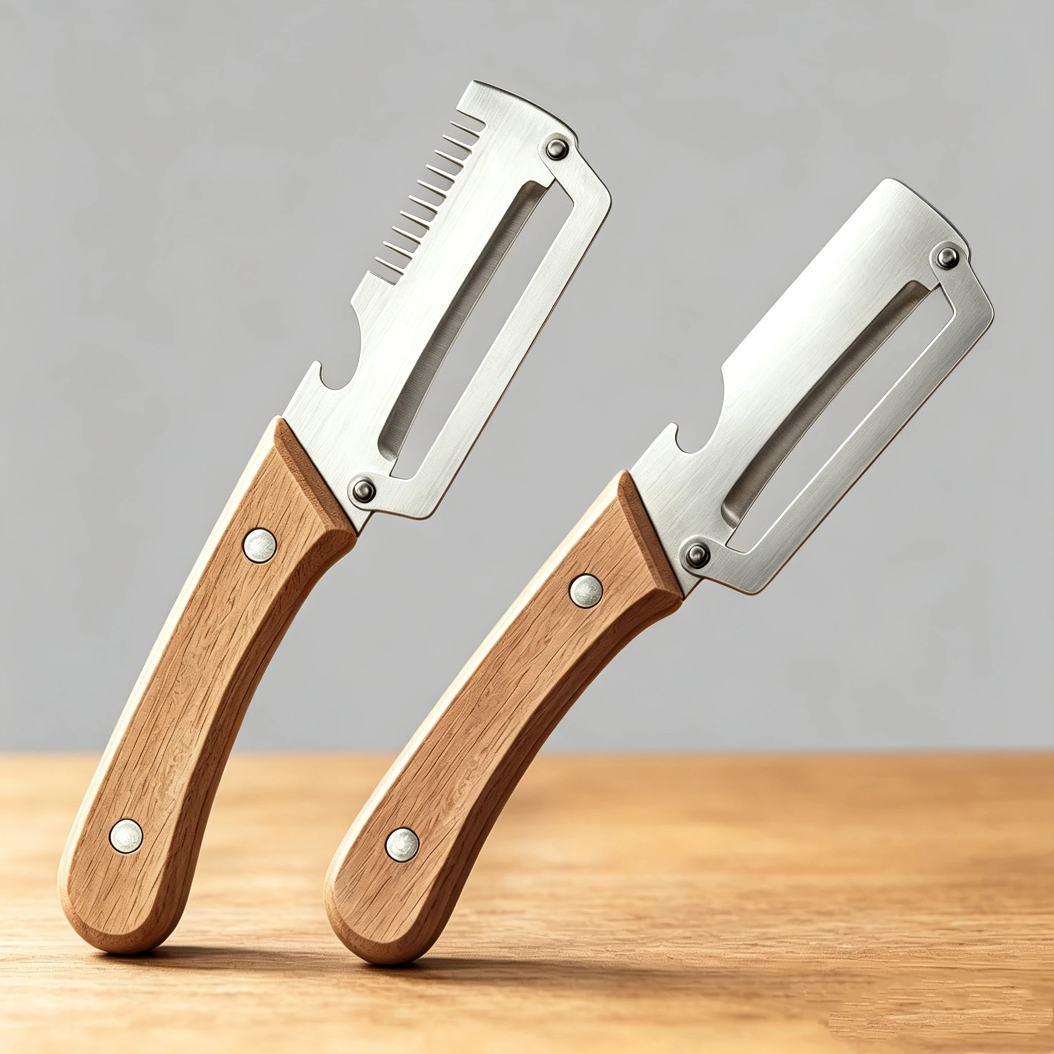 Woodworking Veneer Cutter - ที่ปอกเปลือกสแตนเลส 3 in 1 อเนกประสงค์ ที่หั่นผักผลไม้