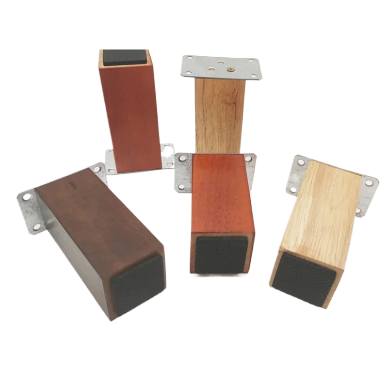 Solid Wood Sofa Legs Bathroom Cabinet Furniture Legs Tea Table Bed Legs TV Cabinet Legs Support and Elevate Feet Height Increase