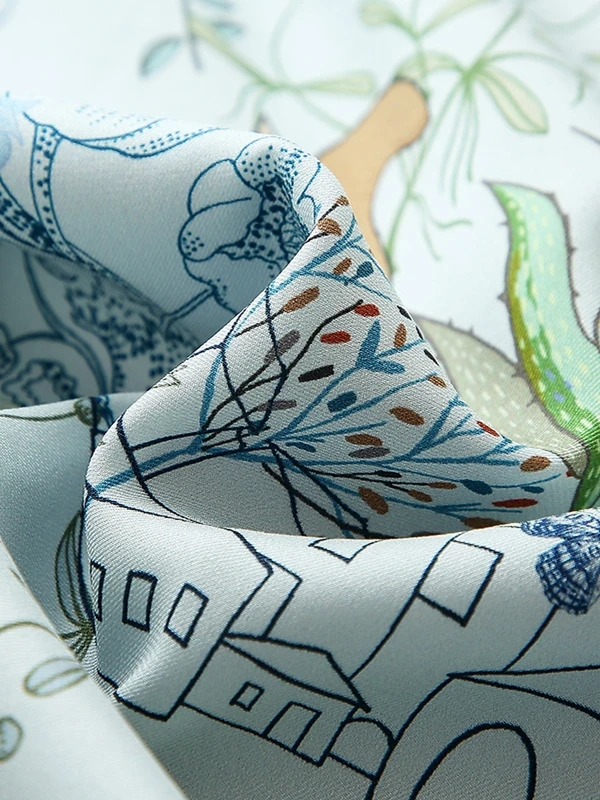 

Zhaojun, новинка весны и лета, шелковый вязаный топ, женская круглая футболка Ne ort Sve с принтом, тонкая основа, irt Commute Sle