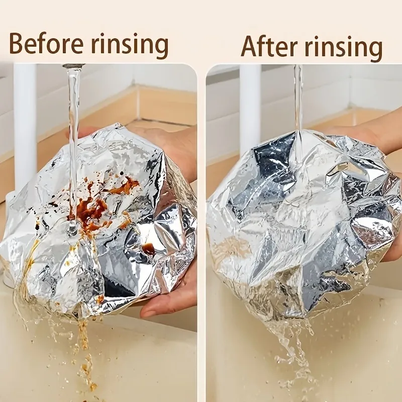 20Pcs Food Grade Reusable Aluminum Foil Food Covers Heavy Duty Kitchen Thermal Lids Dust Insect Proof Keep Dishes Warm Fresh