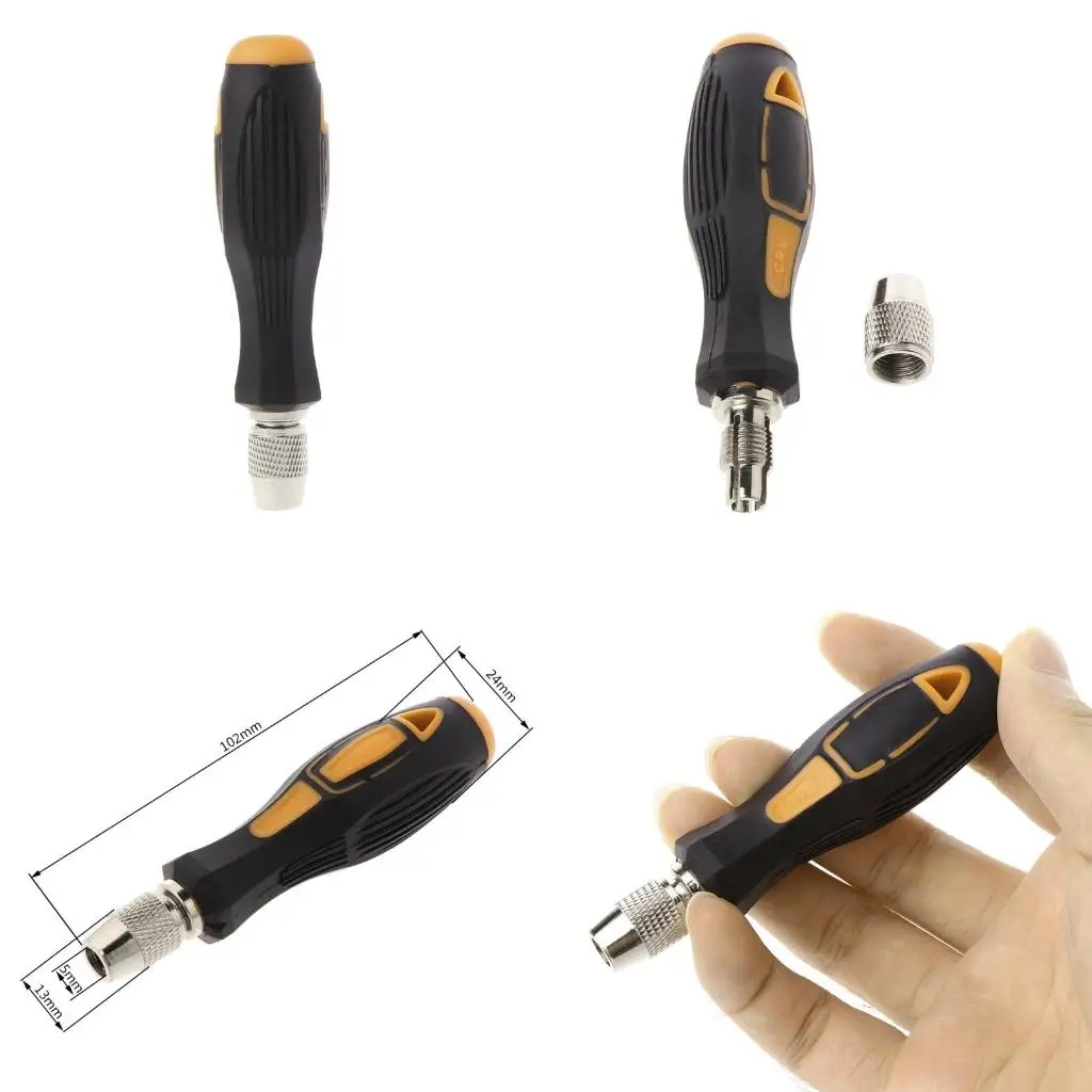 Durable 801 Screwdriver Bit Handle for 5MM Round Electric Screwdriver Bits Tool