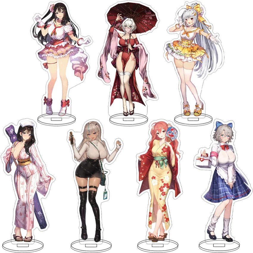 Figura de Acrílico de Anime de 16CM, Glacia Elise Nebris Liberta Helena Hikage, Presentes de Natal, Ornamentos Decorativos