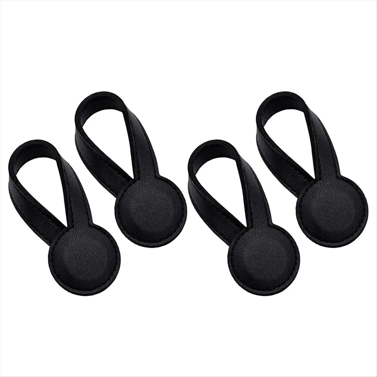 A24I 4pcs Magnetic Towel Holder Made of Leather, Easy Access Towel Clips, Magnetic Clip,Towel Clips, for Kitchens Bathroom