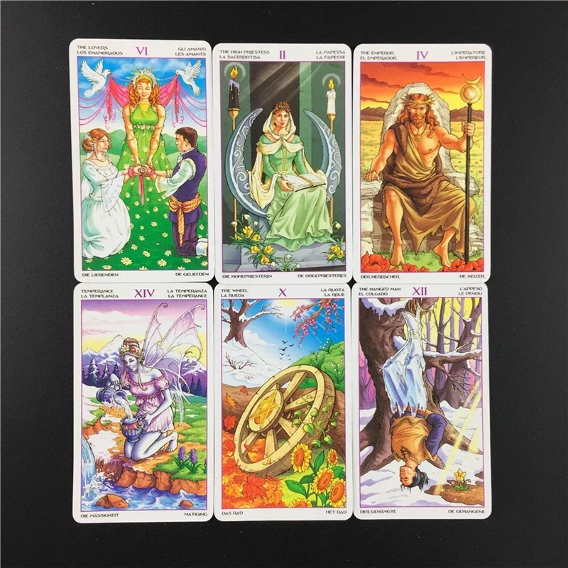 New Hot Selling Wheel Of The Year Tarot Game Cards  Read Fate  Family Party Board Deck In Stocks