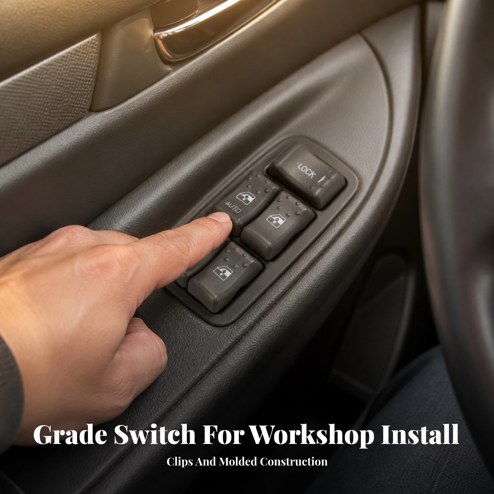 Power Window Control Switch Premium Primary Control Window Switch Tactile High Grade for Car Owners, Automotive Repair