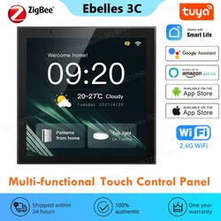 Tuya Smart Life Multi-function Touch Screen Control Panel Smart Home Central Control Scene Linkage Home Automation Assistant