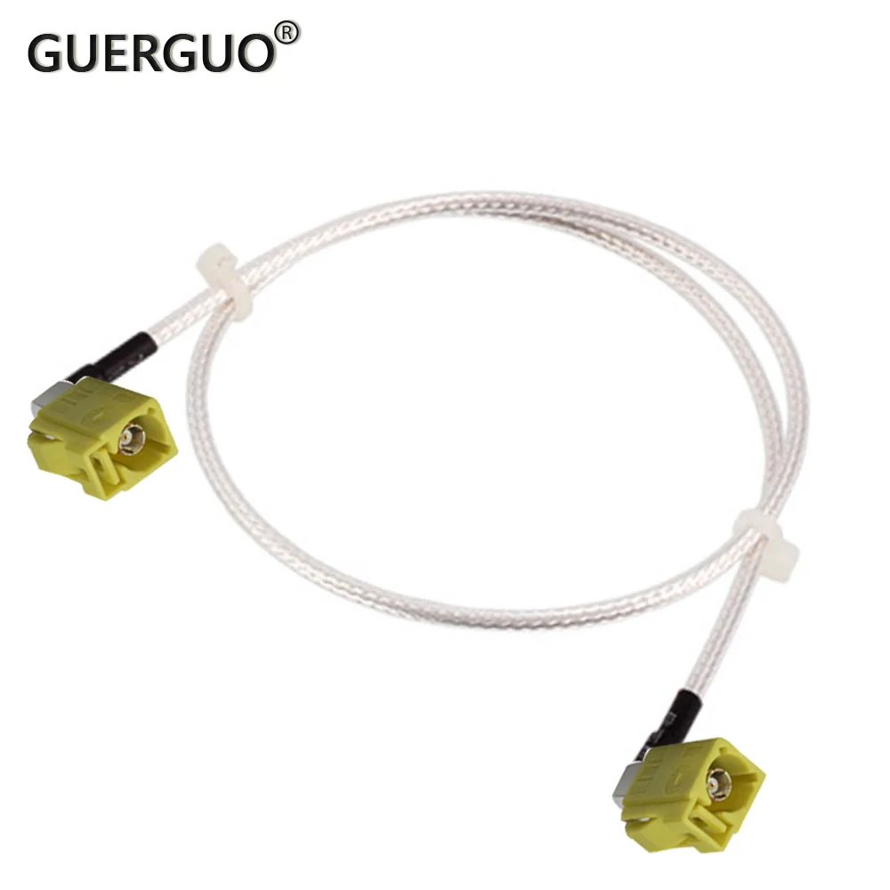 Fakra K RAL 5005 Male And Female GPS Antenna Extension Cord RF Coaxial RG316 Cable Pigtail for Car GPS Telematics Navigation