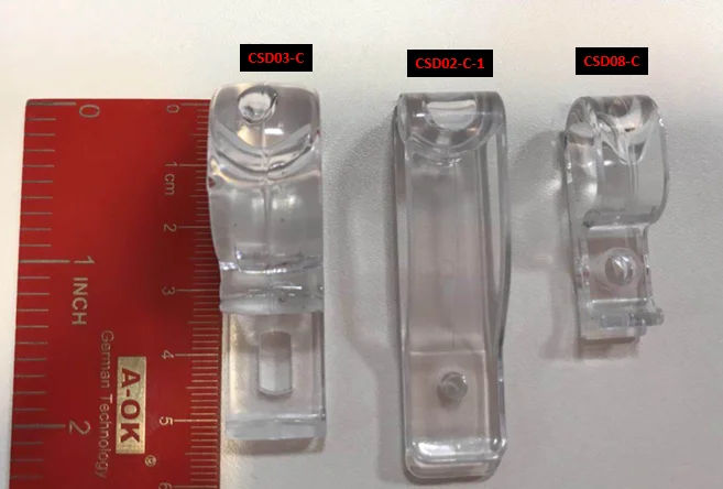 Hoge kwaliteit populaire verkoop kettingclip CSD02-C-1 monteren aan de muur voor verticale jaloezieën gordijnaccessoires Romeinse schaduwcomponent