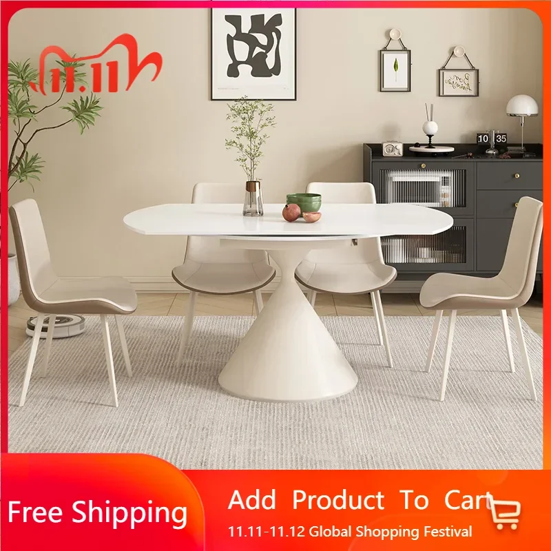 

Органайзер-органайзер, современный обеденный стол, светильник, роскошный дизайн, выдвижной домашний обеденный стол, центр Mesas De Comedor, мебель для салона