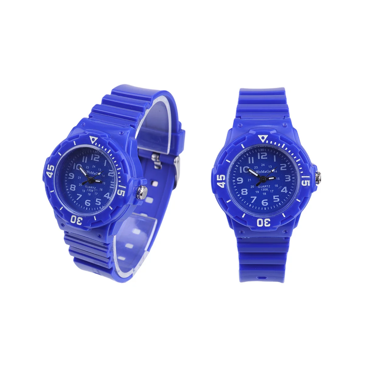 Blue Silicone Quartz Watch Fashion Kids Sports Watches Boys Girls Children Time Reading Children Quartz Watch Sports Watches Boy