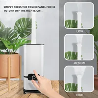 Humidificateur d'air industriel à ultrasons, 16L, 100-240V, brume de supermarché commerciale muette, brumisateur, vaporisateur 4