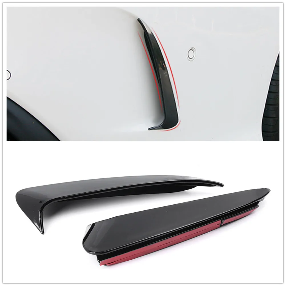 

Rear Bumper Side Air Vent Trim Spoiler Cover Canard Splitter For Mercedes Benz W205 C Class C43 AMG 2015-2021 Sport Sedan 4 Door