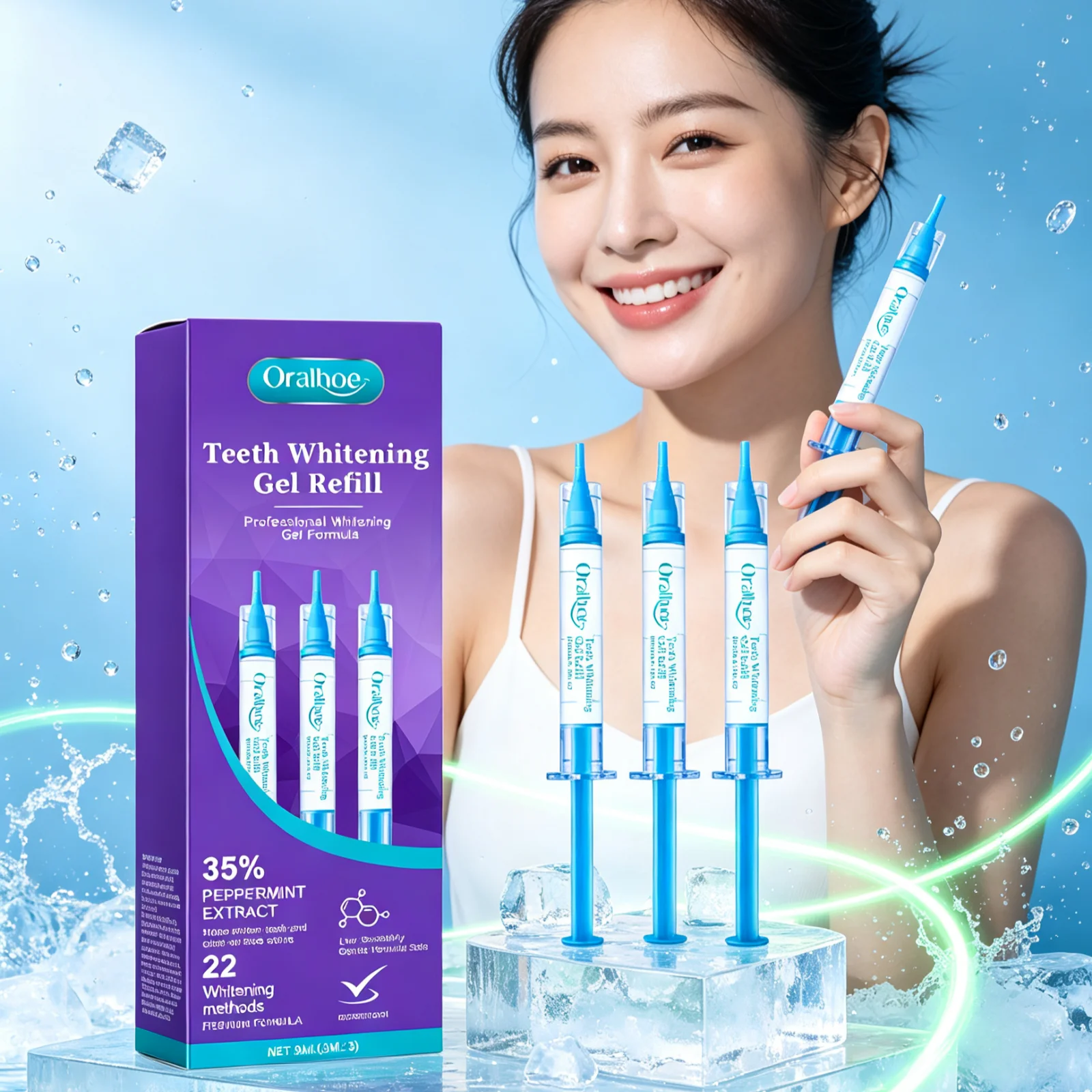 Teeth Whitening Opalescence - Teeth Whitening Gel Cleans Stubborn Stains