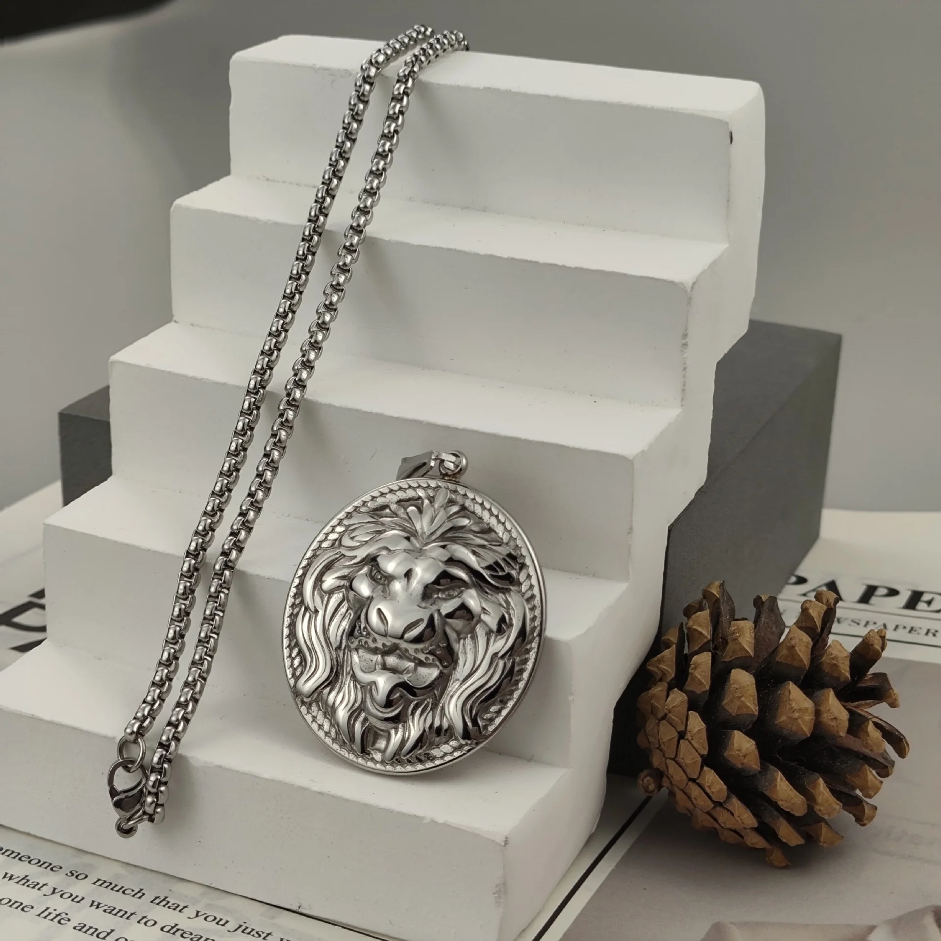 Мужской кулон-монета с изображ – обзор и цена Vintage Fashion Necklace