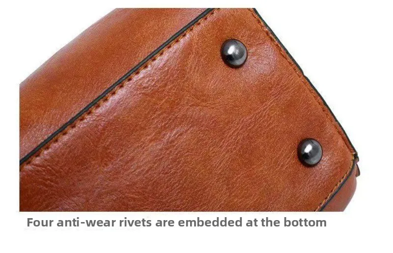 Damen-Handtaschen-Set 2026 aus PU-Leder, 4-teilig, Designer-Handtasche, Umhängetasche, Pendler-Tasche mit großer Kapazität – Detail 12