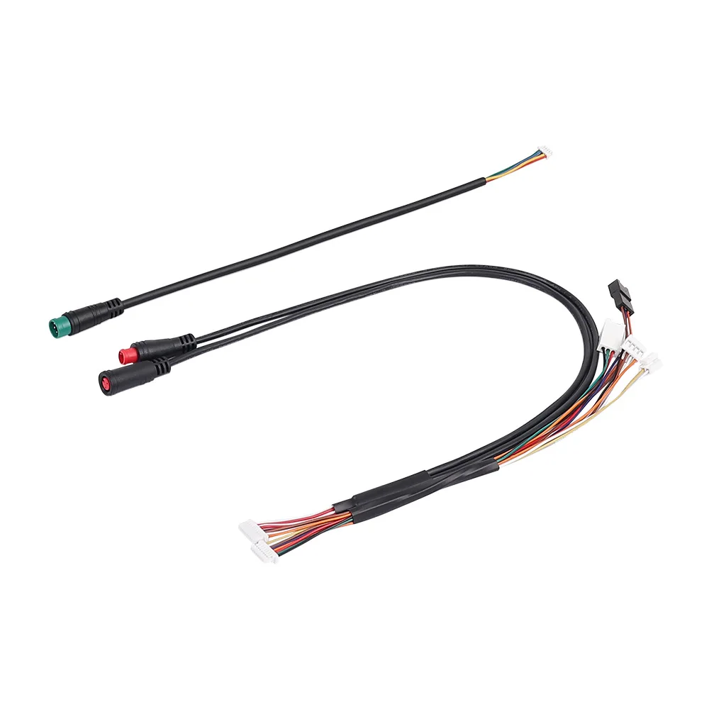 For Xiaomi For Elite Scooter Dashboard Communication Cable Set Controller Connection 41 cm + 25 cm Black Flexible PVC