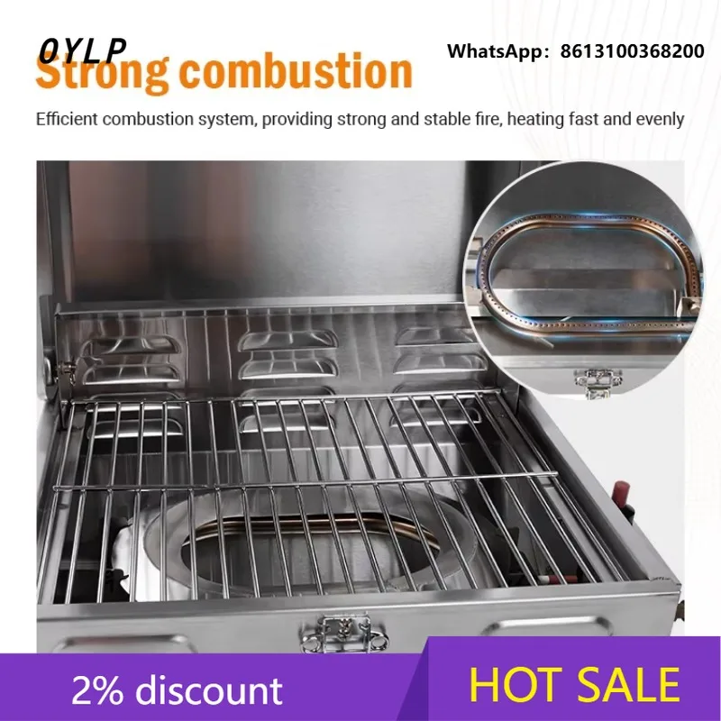 OYLP Marine Adjustable Height Upright Support Mount Boat Grill Barbecue
