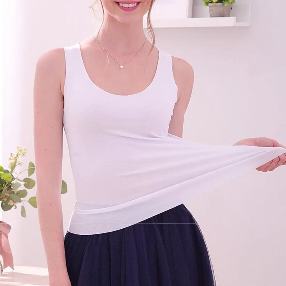 Summer Women Tank Tops Camisole Ice Silk Seamless Vest Slim Undershirt Solid Color Sleeveless Vest T-shirt Shirts Women Blouse