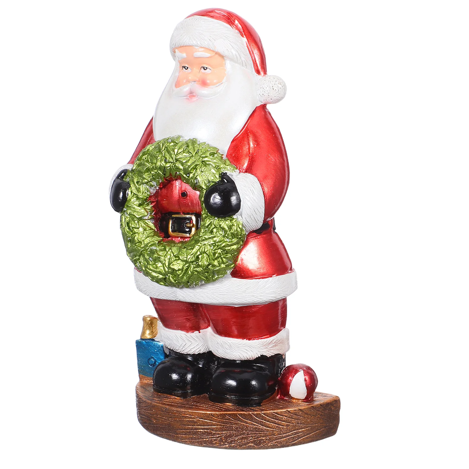 

Household Santa Claus Ornament Christmas Table Decoration Resin Decorative Statue Figurines