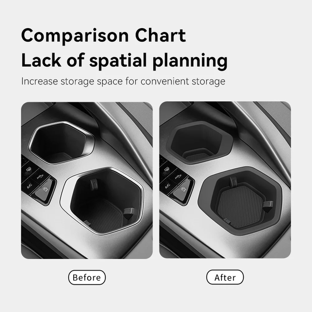 Interior Cup Insert TIGGO5 Cup Holder For Daily Driving Wear-resistant Design Easy To Clean Scratch Resistant Car Accessory